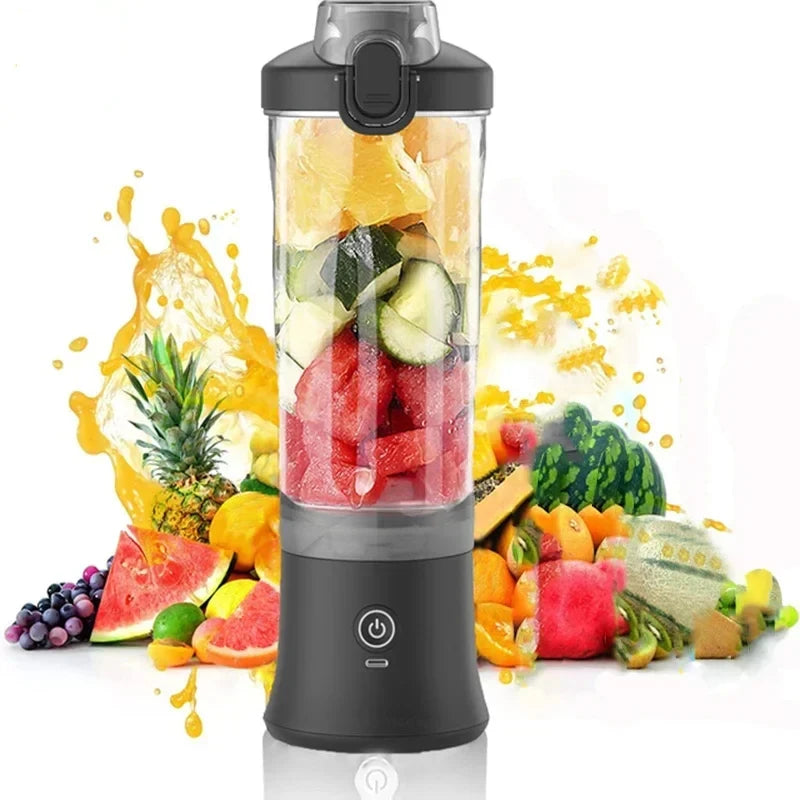 Portable Blender 600ml - USB Rechargeable Smoothie Maker
