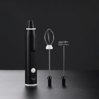 Electric Milk Frother - Handheld USB Rechargeable