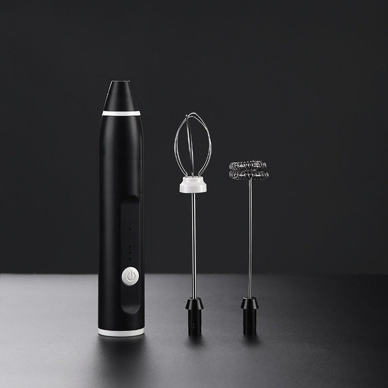 Electric Milk Frother - Handheld USB Rechargeable