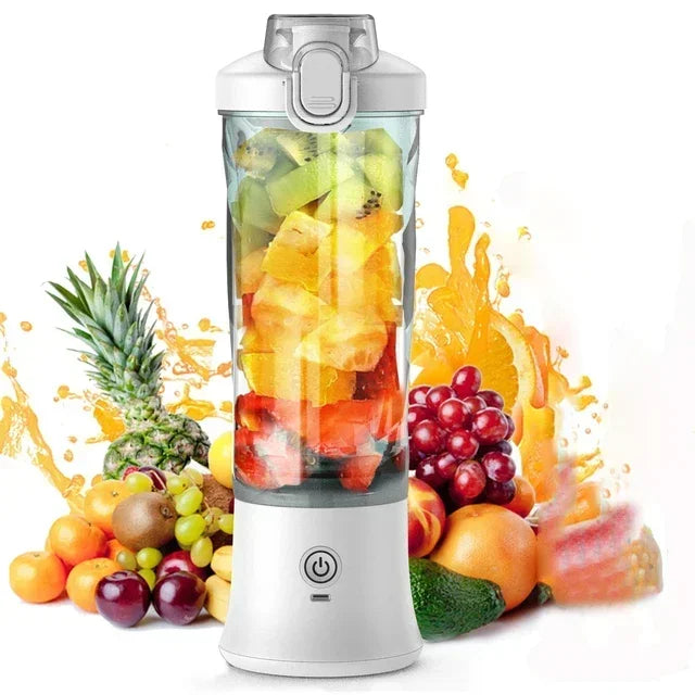 Portable Blender 600ml - USB Rechargeable Smoothie Maker